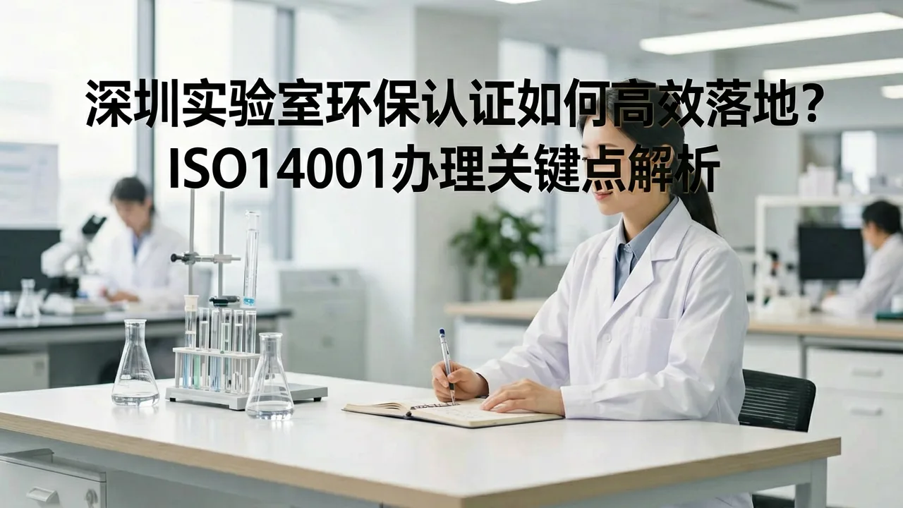 深圳实验室环保认证如何高效落地?ISO14001办理关键点解析