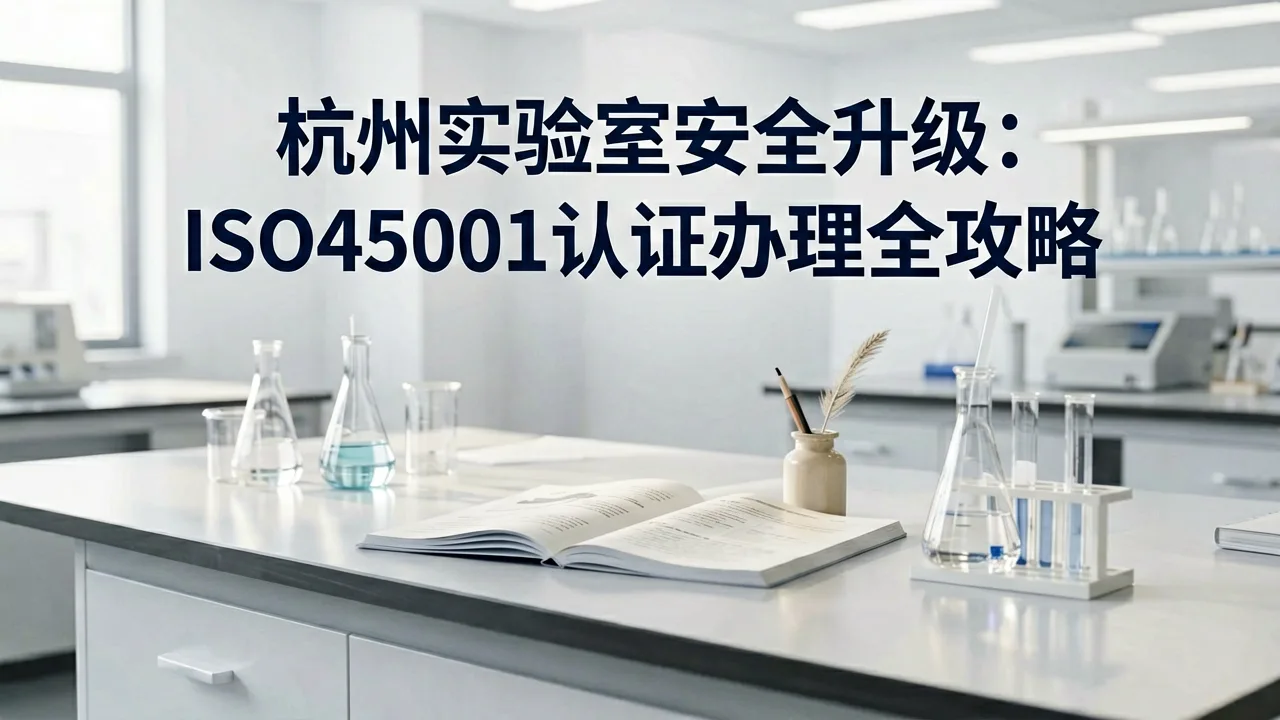杭州实验室安全升级:ISO45001认证办理全攻略